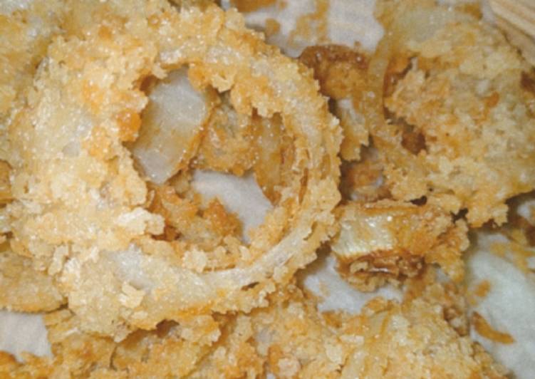 Langkah memasak Onion Ring gurih