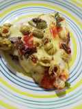 Pizza de Harina de garbanzos al sartén