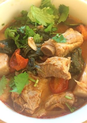 รูปของ แกงขนุนกระดูกอ่อน - jackfruit curry