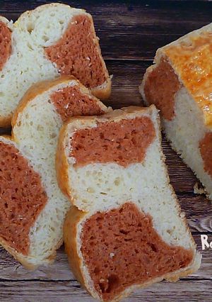 Foto resep Roti Tawar Campur Coklat