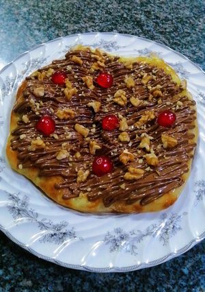 صورة لوصفة فطيره بالكاسترد