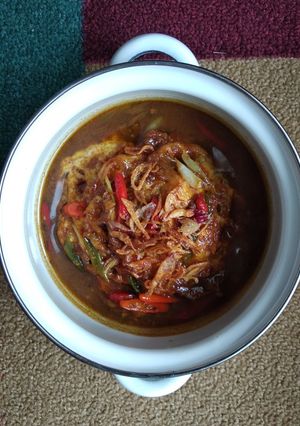 Foto resep Telor Ceplok Kuah Bumbu Sate