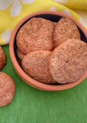 A picture of Soft Almond, Coconut, and Lemon Keto Cookies.