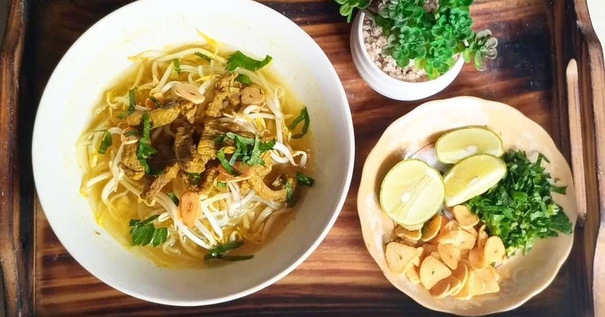 Resep Soto Daging Madura Mudah dan Praktis Dihidangkan