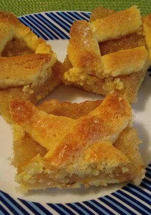 Rácsos almás recept fotója