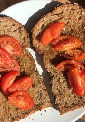 Foto de Pão com Tomate