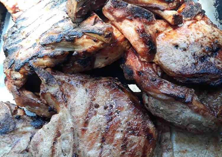 Recipe of Perfect Grilled Porkchop Dorian