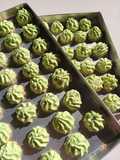 Sagu Keju Pandan cookies