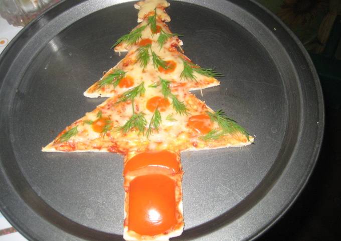 Новогодняя пицца