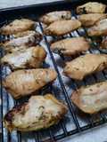 Alitas de pollo con tomillo y romero (al horno)
