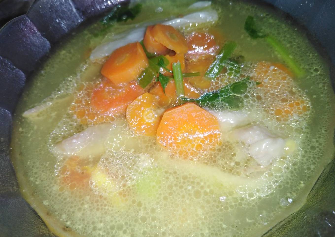Sup kulit ayam