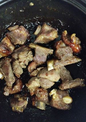 Hình của món Sườn kho coca.