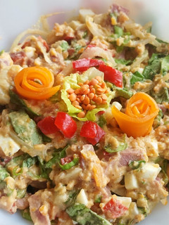 Külünleges vöröslencse saláta🥗 recept fotója