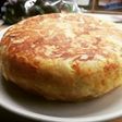 Tortilla de patatas con cebolla