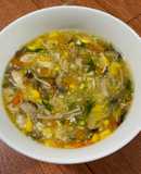 Soup ngô gà heo nấm