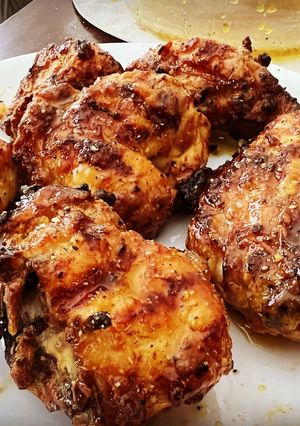 A picture of Lemon-Garlic Pepper Indoor Grilled Chicken.