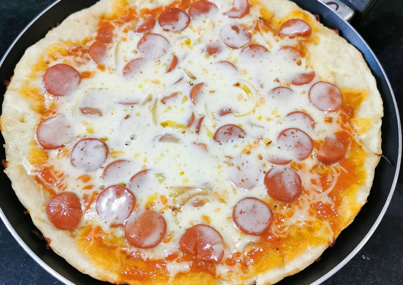 Pizza teflon mudah anti gagal