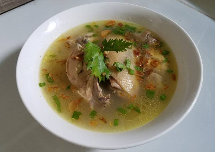 Cara Gampang Menyiapkan Sop Ayam Kampung Khas Klaten, Bisa Manjain Lidah