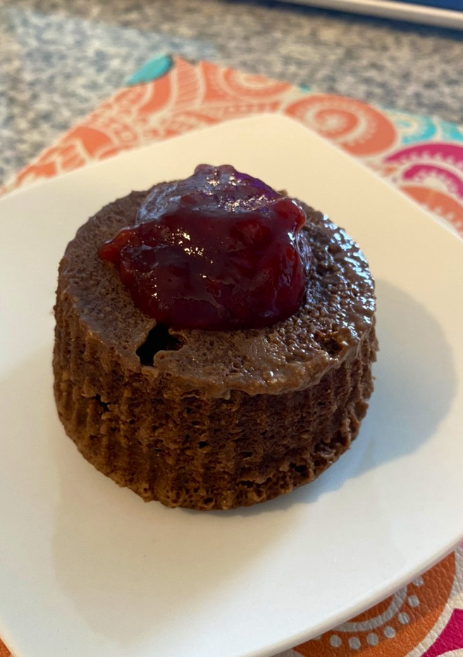 Una foto de Mug cake brownie