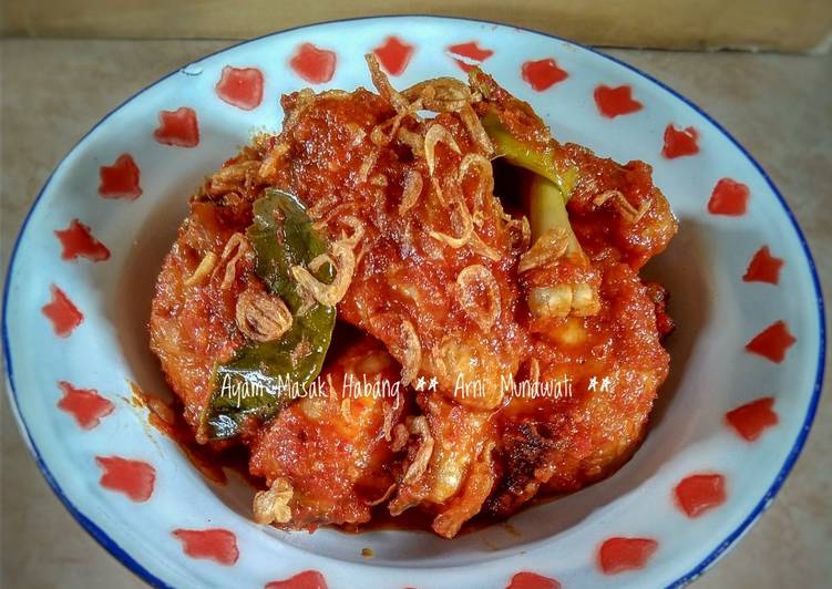 Cara Gampang Menyiapkan Ayam Masak Habang, Sempurna