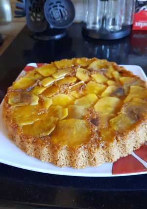 Una foto de Tarta de manzana en microondas