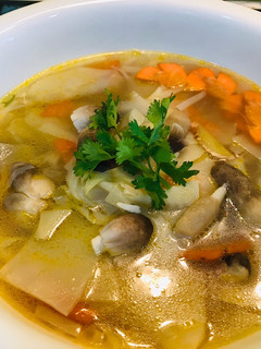 Hình của món Canh măng tươi nấu nấm.