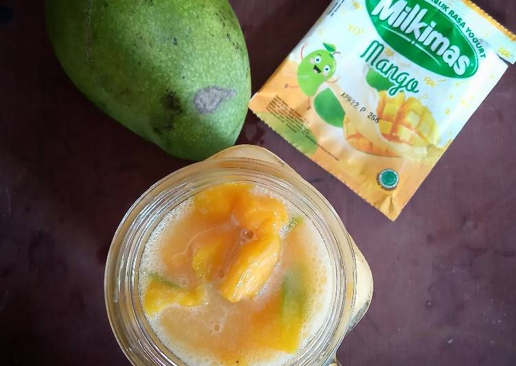 Cara Gampang Menyiapkan Mango milk shake Anti Gagal