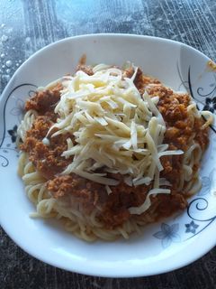 صورة لوصفة سباغيتي بصوص