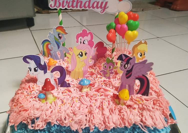 Kue ulang tahun little pony