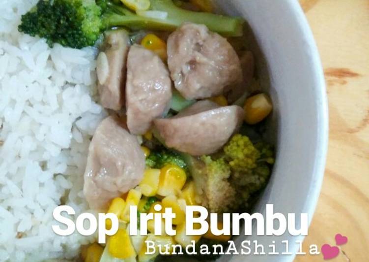 Resep Sup Irit Bumbu (Menu Sehat Anak), Sempurna
