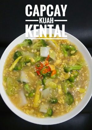 Foto resep Capcay kuah kental