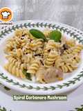 👩‍🍳Spiral Carbonara Mushroom