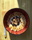 Yến mạch sữa chua trái cây (bữa sáng) #eatclean