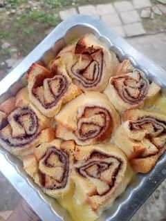 Foto resep Roll Bread Pudding Toast