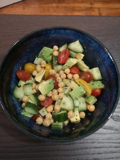 Une photo de Salade aux pois chiches