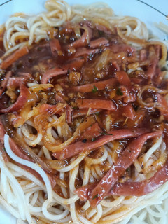 Foto resep Spaghetti bolognese + saus topokki