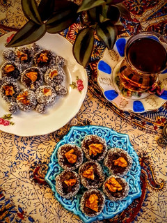 عکسی از دستور خرما ارده سکه ای