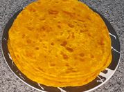 A picture of pumpkin chapatis