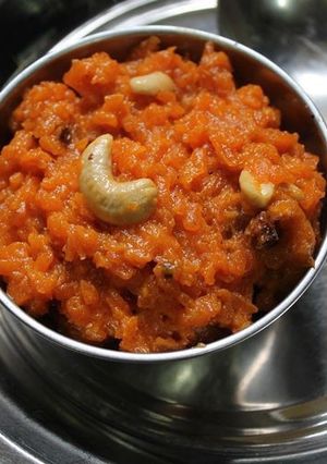 A picture of Gajar halwa.