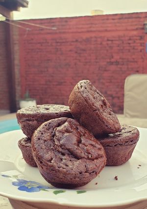 Una foto de Muffins de choco amargo