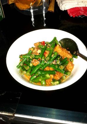 Foto resep Tumis Kacang Panjang Tempe