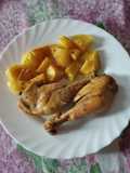 Pollo al forno con patate