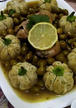 صورة لوصفة طاجين اليقطين بالزيتون