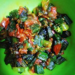 Chatpati bhindi A picture of Chatpati bhindi.