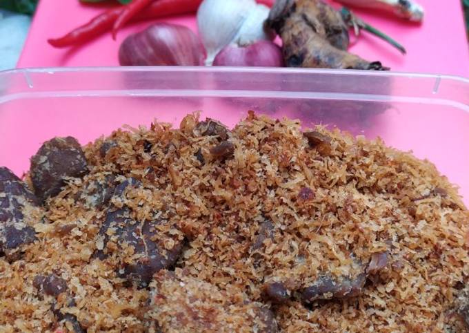 Ternyata ini lho! Resep  buat Serundeng Sapi Kemasan yang nagih banget