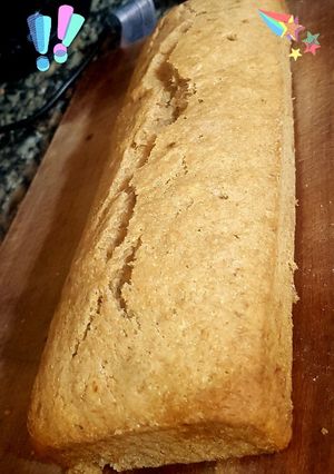 Una foto de Budín de banana integral