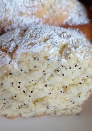 Une photo de Cake au citron et graines de pavot