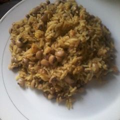 A picture of Rice and Beans.