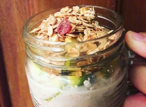 Foto resep Overnight Muesli Simple Sehat untuk Sarapan Pagi