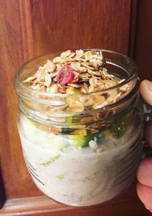 Foto resep Overnight Muesli Simple Sehat untuk Sarapan Pagi
